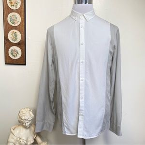 Armani Exchange Color Block Oxford Shirt